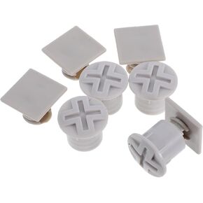 Generic Slide Screw Caps and Fixing Nuts Replacement Set for Playground Equipment, 2.3cm Plastic Square Bolt Caps, 4pcs Outdoor Slide Accessory for ’s Play Sets in Kuwait