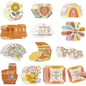 120 Pcs Bohemia Anxiety Sensory Stickers Textured Sensory Strips Tactile Rough Calm Sensory Stickers Adhesive Tactile Fidget Tool for Classroom Desk Adults Teens Anxiety Relief in Saudi Arabia