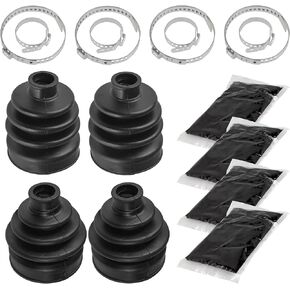 Caltric 2 Front Axle Inner Outer CV Boot Kit for Compatible with Kawasaki Mule 3010 KAF620 1993 2001-2008 in Kuwait