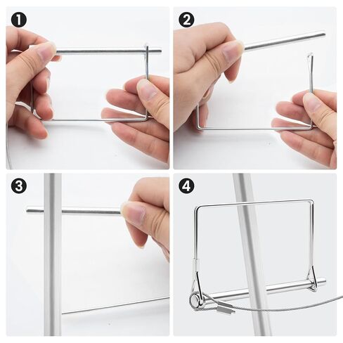 2 PCS Trailer Coupler Pin, 5/16" x 4" Trailer Safety Pin with Anti-Loss Safety Cable, Square Trailer Tongue Pin, Trailer Latch Pin for Towing, RV & Boat Trailer in Kuwait