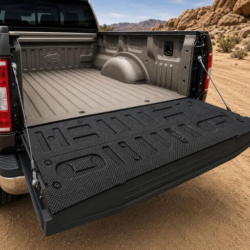 LASFIT Tailgate Mat for Ford F-150 2015-2020, Heavy Duty Tailgate Protector for Work Trucks & Daily Use, Anti-Slip Truck Tailgate Liner, Scratch Resistant All-Weather Tailgate Pad Easy to Clean in Kuwait
