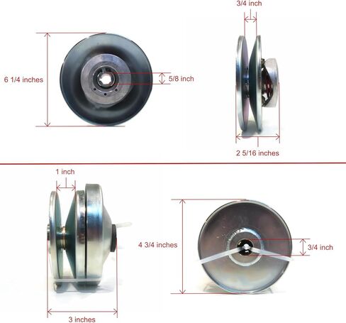 The ROP Shop | Torque Converter Clutch Kit 3/4" for Go Karts with Predator 212cc, 7HP Engines in Kuwait