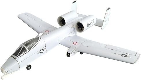 مجموعة نماذج البناء السريع ConGamefun A-10 Fighter Jet، مجموعة طائرات ثابتة الجناح بمروحة مزدوجة 30 مم مع جناحيها 430 مم، طائرة عسكرية ذاتية الصنع للهواة المبتدئين (PNP/رمادي) in Kuwait