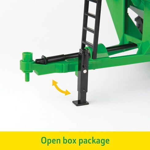 Tomy Big Farm John Deere 7430 Tractor w/J&M Grain Cart, 1:16 Scale, Lights & Sounds, Pivoting Auger, Opening Chute, Durable Indoor/Outdoor Toy, Ages 3+ in Kuwait