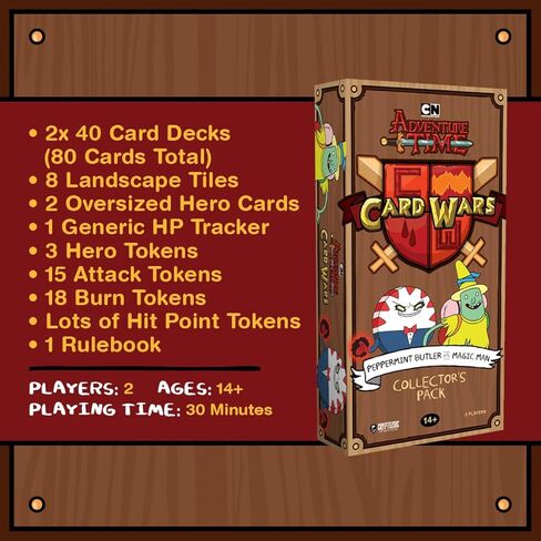مجموعة Cryptozoic Entertainment Adventure Time Card Wars Collector's Pack: Peppermint Butler vs. Magic Man in Kuwait