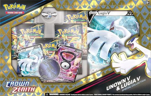Pokemon Trading Card Game: Unown V & Lugia V Crown Zenith Box Set in Kuwait