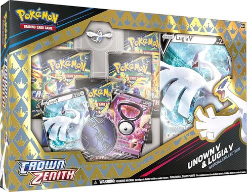 Pokemon Trading Card Game: Unown V & Lugia V Crown Zenith Box Set in Kuwait