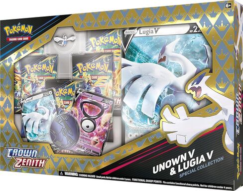 Pokemon Trading Card Game: Unown V & Lugia V Crown Zenith Box Set in Kuwait