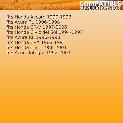 2 قطعة جلبة حامل وترس يسار يمين يناسب Honda Accord، CRX 1990 1991 يناسب Acura Integra، RL، TL 1996 1997 1998 استبدال 53436S30000 in Kuwait