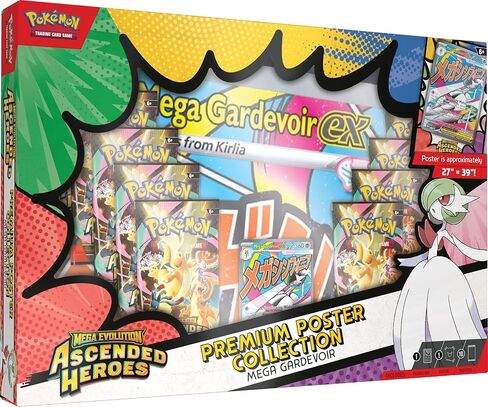 Pokemon TCG: Mega Evolution - Ascended Heroes - Premium Poster Collection - Mega Gardevoir in Kuwait