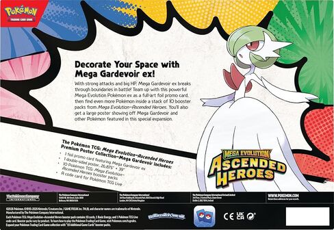 Pokemon TCG: Mega Evolution - Ascended Heroes - Premium Poster Collection - Mega Gardevoir in Kuwait