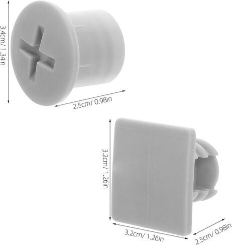 Totority Slide Screw Caps Plastic Fixing Screw Covers for Playsets Slide Accessories with Square Bolts 4 Sets for Indoor Playground Equipment in Kuwait