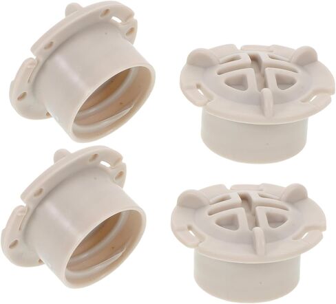 KALLORY Plastic Screw Caps and Fixing Screw Covers for Slide 2.6cm Inner Diameter Gray Plastic Protective Caps Set of 4 for Indoor Slide Safety and Play Equipment Attachment in Kuwait