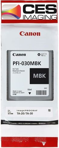 Matte Black Ink 55ml (PFI-030MBK) for Canon imagePROGRAF TM-240, TM-340, TA-20 and TA-30 in Kuwait