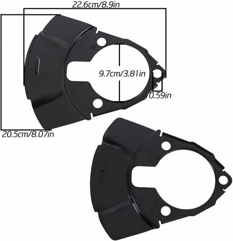 Genuine 2pcs Brake Dust Shields For Chevrolet Silverado C1500 Cadillac 924-236 OEM-Quality Replacement Part in Kuwait