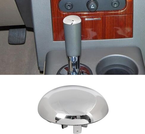 غطاء مقبض ناقل الحركة من الكروم متوافق مع ملحقات Ford F-150 2007 2008 2009 2010 2011 2012، ناقل الحركة الأوتوماتيكي ذراع ناقل الحركة مقبض غطاء واقي ناقل الحركة in Kuwait