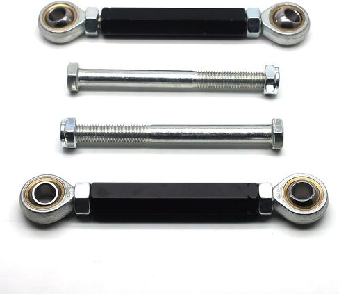 MZS Motorcycle Lowering Kit Compatible with EX 250 EX250 2008 2009 2010 2011 2012, 0-4" Rear Drop Links Adjustable Accessories Black in Kuwait