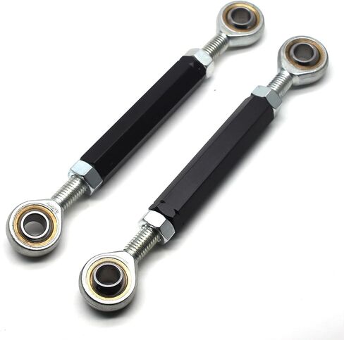 MZS Motorcycle Lowering Kit Compatible with EX 250 EX250 2008 2009 2010 2011 2012, 0-4" Rear Drop Links Adjustable Accessories Black in Kuwait