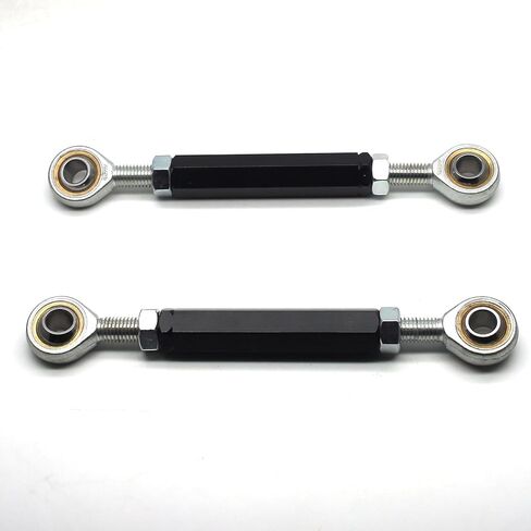 MZS Motorcycle Lowering Kit Compatible with EX 250 EX250 2008 2009 2010 2011 2012, 0-4" Rear Drop Links Adjustable Accessories Black in Kuwait