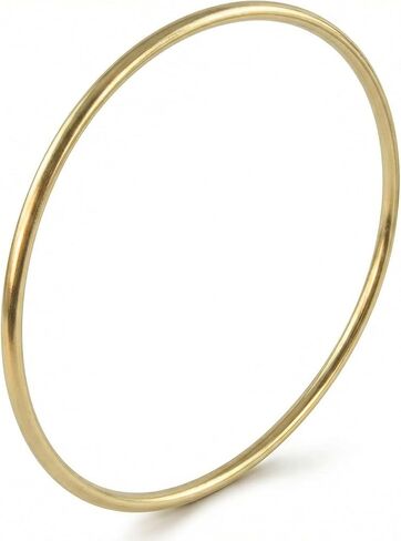 Essentials by Leisure Arts 5 Inch Brass Metal Craft Ring for Macrame, Curtain Tiebacks, Floral Arrangements, Beading, Leather Crafts and Wall Art in Kuwait