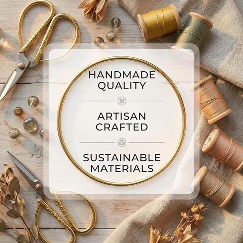 Essentials by Leisure Arts 5 Inch Brass Metal Craft Ring for Macrame, Curtain Tiebacks, Floral Arrangements, Beading, Leather Crafts and Wall Art in Kuwait