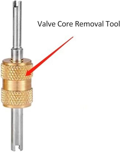 R12 to R134a Ac Fitting Conversion Adapter Kit Quick Couple Quick Coupler Valve Ac 90° Port Retrofit Adapter High Low Pressure with Valve Core Remover Set in Kuwait