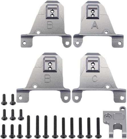 CNC Aluminum Front and Rear Shock Towers Mount for 1/10 RC Crawler 8216 Upgrade Part Compatible with 1/10 RC Crawler in Kuwait