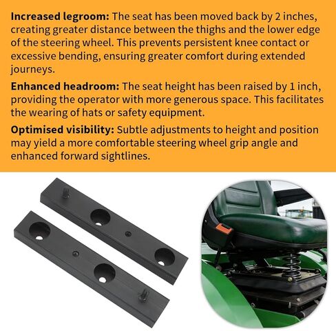 Seat Relocation Brackets w/ Hardwares for John Deere 318,300,314,316,322,420,430 in Kuwait