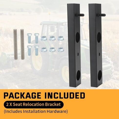 Seat Relocation Brackets w/ Hardwares for John Deere 318,300,314,316,322,420,430 in Kuwait