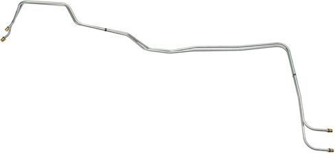 Inline Tube Compatible with 1969 Chevrolet Impala V8 T350 T400 (2" spacing @ Radiator) 5/16" Trans Cooler Lines 2pc, OE Steel in Kuwait