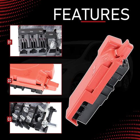 Front Fuse Box Compatible With 2017-2026 Chrysler Pacifica 2020-2026 Voyager Pre Fuse Relay Block Box Replaces 68260128AB in Kuwait