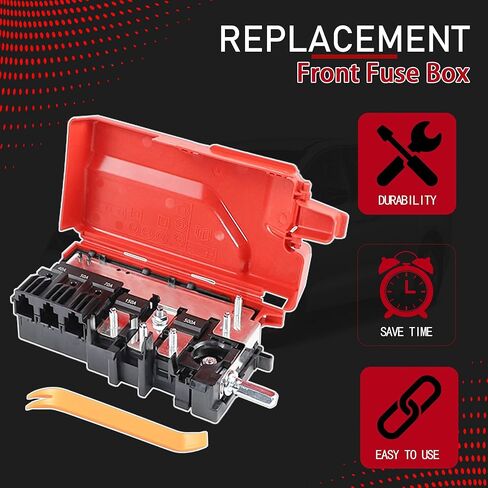 Front Fuse Box Compatible With 2017-2026 Chrysler Pacifica 2020-2026 Voyager Pre Fuse Relay Block Box Replaces 68260128AB in Kuwait