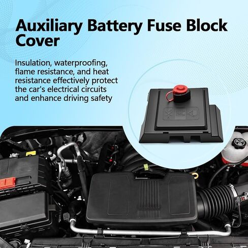 غطاء كتلة منصهر البطارية المساعدة متوافق مع Chevy Silverado 1500 2500 HD 3500 HD، GMC Sierra 1500 2500 HD 3500 HD يستبدل 84180633 84043749 in Kuwait