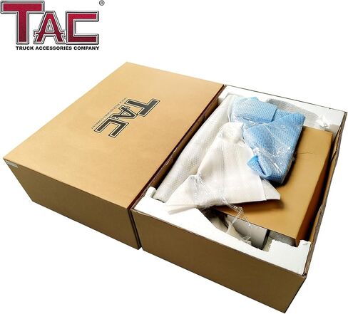 TAC T1 Sport Bar Roll Bar متوافق مع شاحنة بيك اب التندرا 2007-2026 بالحجم الكامل | الكربون الصلب الأسود | مع ضوء الفرامل (تشمل لوحة جبل ضوء LED) in Kuwait