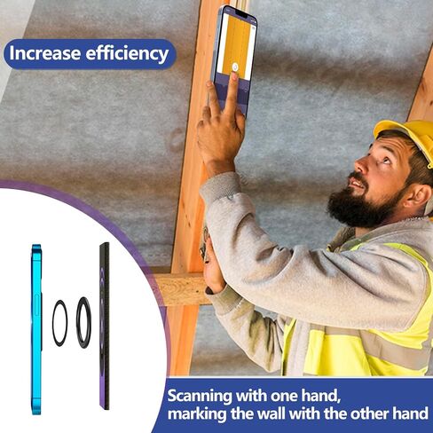حلقات موصل لـ Walabot DIY 2 و2M - محول مغناطيسي ملائم بدقة، متوافق مع MagSafe، يعمل من خلال حافظات الهاتف، مسح آمن للحائط بيد واحدة in Kuwait