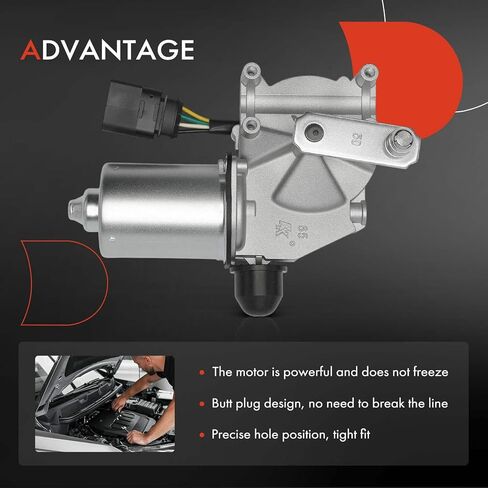 A-Premium Front Side Windshield Wiper Motor Compatible with Ford C-Max CMax 2013-2018 in Kuwait