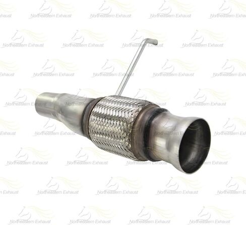 Exhaust Extension Pipe Compatible with GMC Yukon XL 1500 2009-2014 5.3L | Stainless Steel | Northeastern Exhaust | Free Clamps Included | Direct-Fit Replacement in Kuwait