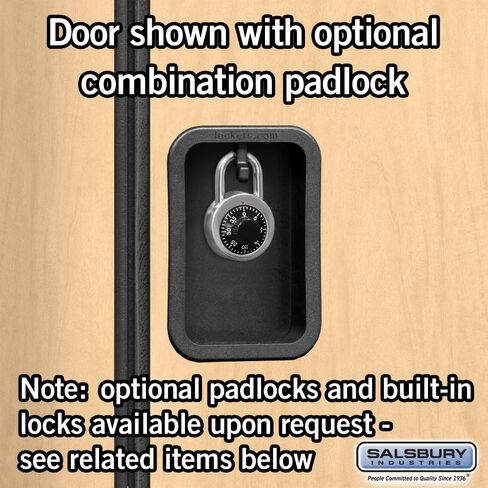 Salsbury Industries Double Tier Designer Wood Locker, Maple, 6' 3" x 15" in Kuwait