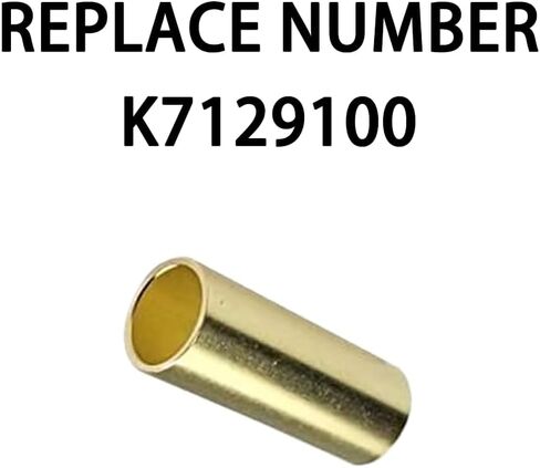 K7129100 (16 قطعة) مجموعة جلبة أوراق المقطورة الربيعية البطانات البرونزية لاستبدال محور المقطورة معرف زنبركي مزدوج العين 9/16 بوصة 9/16 بوصة OD 11/16 بوصة 11/16 بوصة برونزية شديدة التحمل in Kuwait
