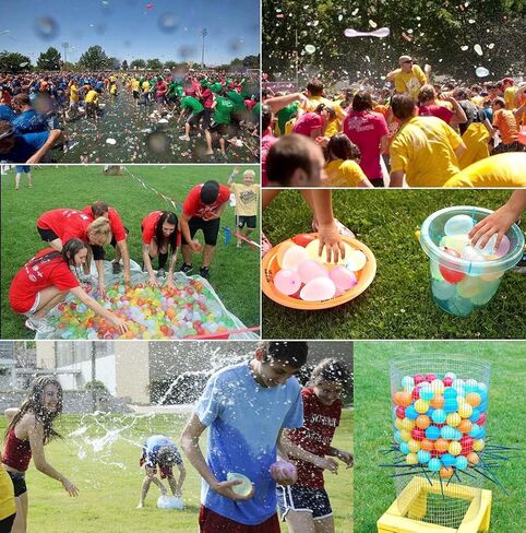 500PCS Water Balloons.thickened Party Balloons, Rainbow Balloons in 12 colors, Perfect For Birthday Parties, Family Gatherings, Holidays, anniversaries, and Festive Occasions. in Kuwait
