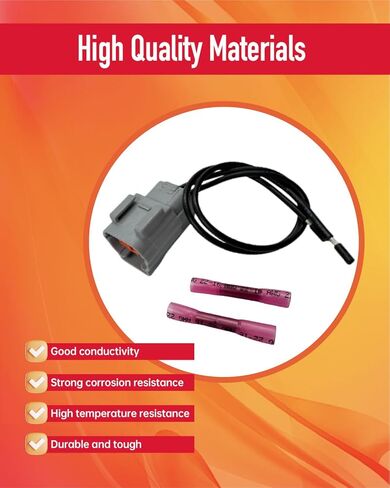 Fuel Shut Off Solenoid Connector Plug Fit for Kubota D905 D1005 V1305 V1505 – Replaces 17208-60016 17208-60015 17208-60017 17208-60010 Connector Harness in Kuwait