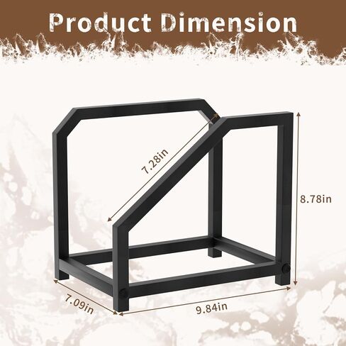 Metal Record Stand for Tabletop Holds 40 LPs, Vinyl Record Holder with Square Base & Non-Slip Pads, All Metal Album Display Storage for Home Decor, Black in Kuwait