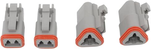 مجموعة موصلات سلسلة DT الاحترافية من findmall مكونة من 355 قطعة مع مقابس 2-12 دبوس، و16 AWG، وأداة تجعيد تصعيد وأداة إزالة للسيارات والأسلاك البحرية in Kuwait