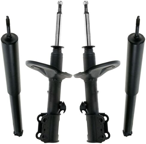 OKJHFD Shock Absorber 4pcs Suspension Strut Cartridge Set Kit Front Rear Left Right for Toyota for Sienna 1998-2003 235624 235625 in Kuwait