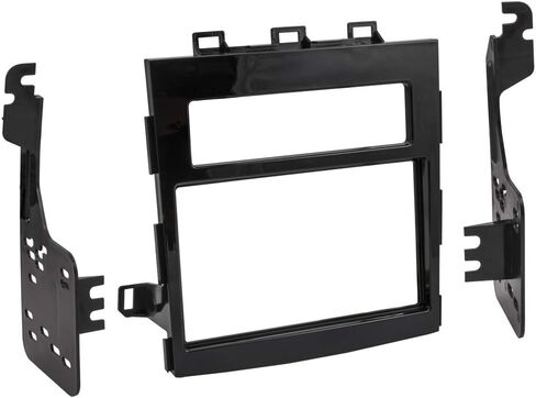 مجموعة أدوات قياس Metra Double-DIN لسوبارو امبريزا 2017-Up Crosstrek 2018-Up، أسود، لمسة نهائية شديدة اللمعان in Kuwait