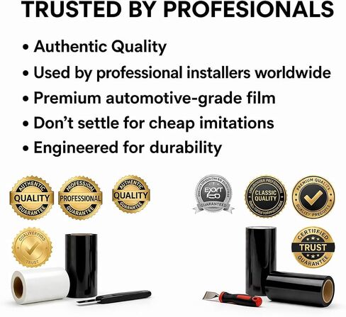 3M 2080 Series Gloss Black (G12) Vinyl Wrap Film - 5ft x 1ft - 5 sq ft - Dual Cast Bubble Free Air Release Technology - Professional Grade Automotive Vinyl in Kuwait