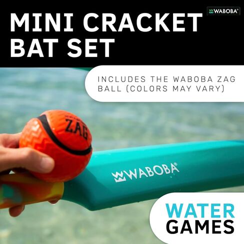Waboba Mini Cracket Set - Mini Cracket Bat with Zag Ball for Water Baseball in Kuwait