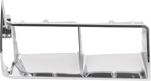 HECASA Pair Headlight Bezels Compatible with 1984-1987 Buick Regal/GNX/Grand National, Front Headlamp Trims Covers Silvery in Kuwait