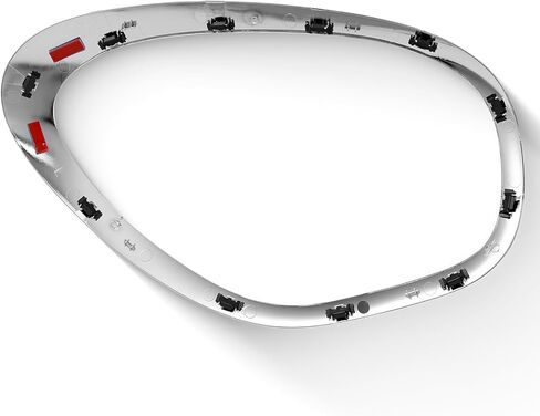 Front Driver & Passenger Side light Trim Ring Bezel Compatible with BMW Mini Cooper R60 Countryman 2011-2016, Part Number: 51139801573, 51139801574 in Kuwait