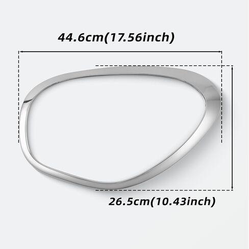 Front Driver & Passenger Side light Trim Ring Bezel Compatible with BMW Mini Cooper R60 Countryman 2011-2016, Part Number: 51139801573, 51139801574 in Kuwait